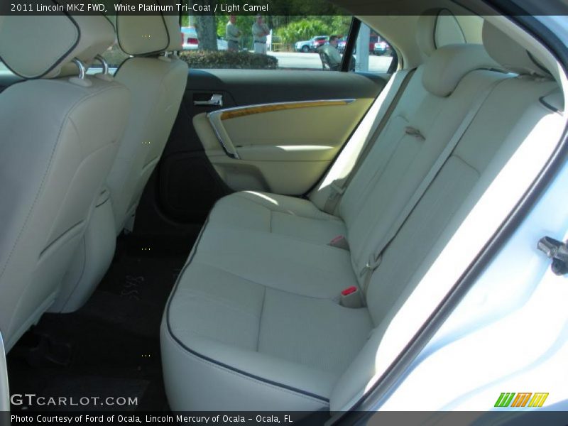 White Platinum Tri-Coat / Light Camel 2011 Lincoln MKZ FWD