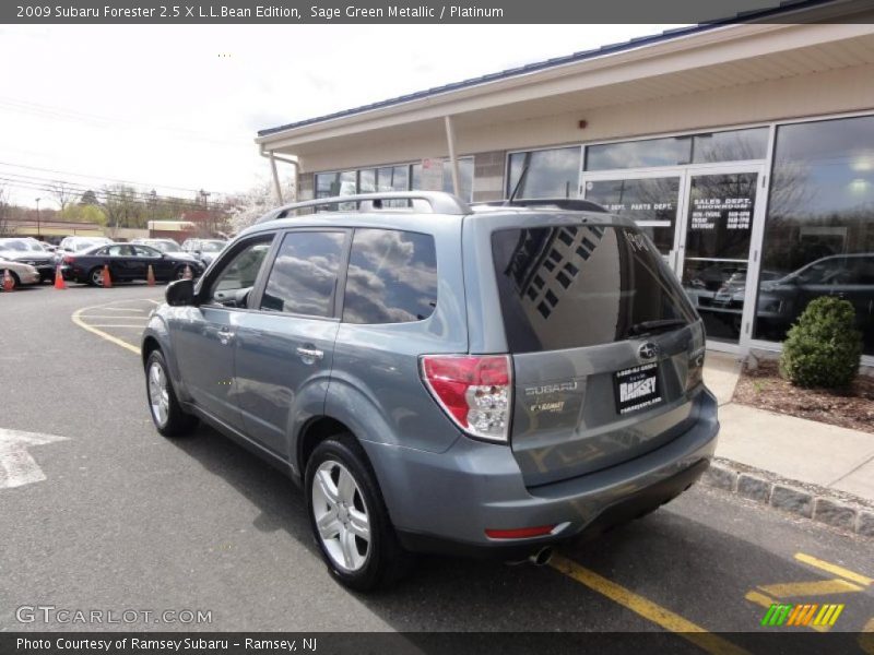 Sage Green Metallic / Platinum 2009 Subaru Forester 2.5 X L.L.Bean Edition