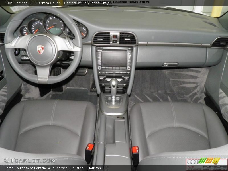 Carrara White / Stone Grey 2009 Porsche 911 Carrera Coupe