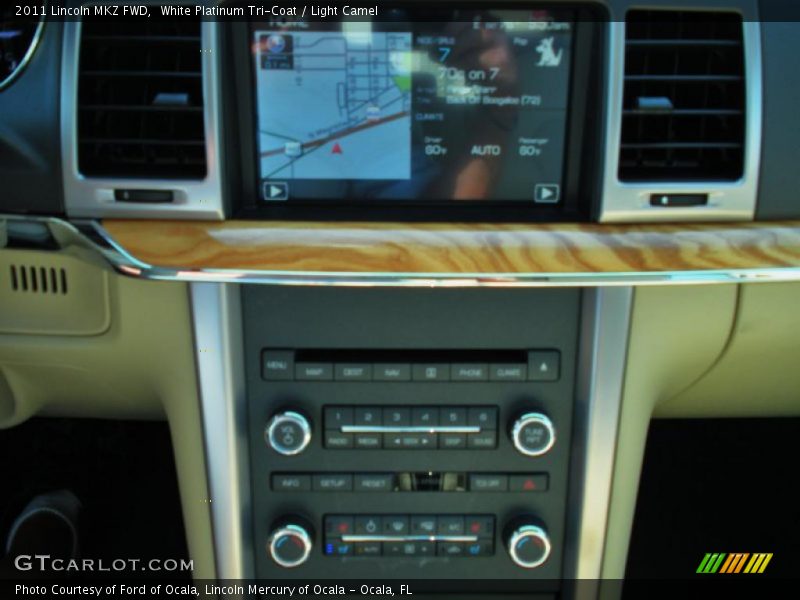 White Platinum Tri-Coat / Light Camel 2011 Lincoln MKZ FWD