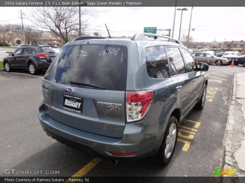 Sage Green Metallic / Platinum 2009 Subaru Forester 2.5 X L.L.Bean Edition