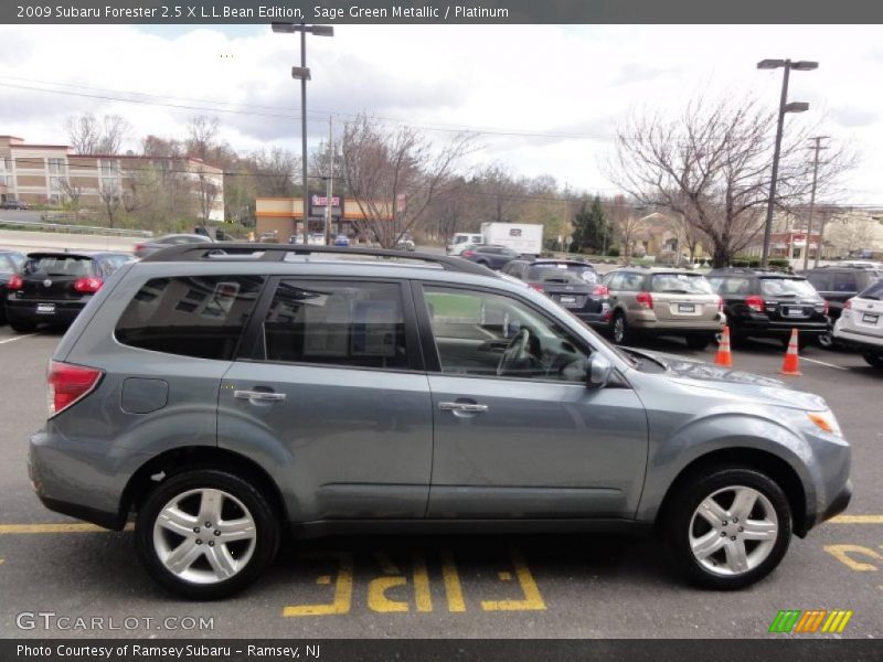 Sage Green Metallic / Platinum 2009 Subaru Forester 2.5 X L.L.Bean Edition