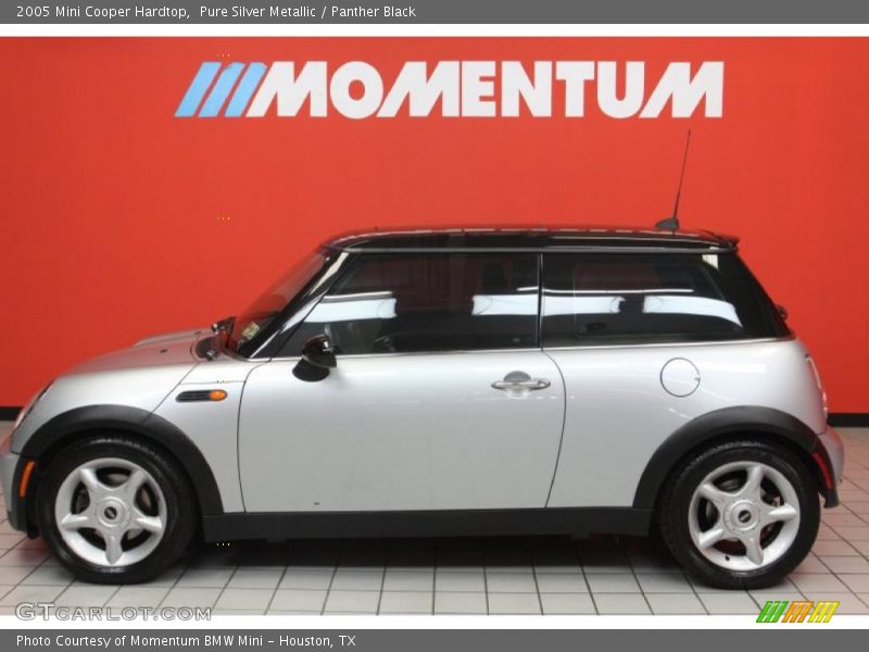 Pure Silver Metallic / Panther Black 2005 Mini Cooper Hardtop