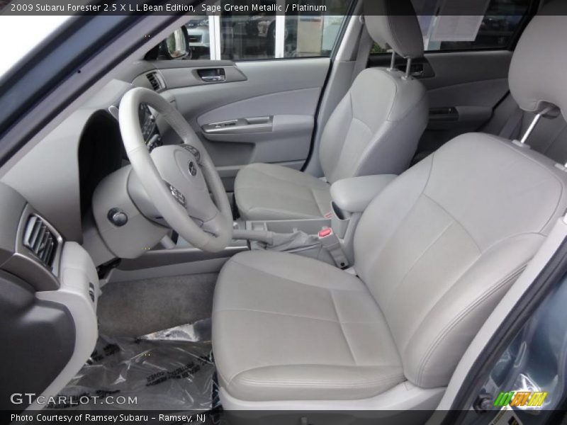 Sage Green Metallic / Platinum 2009 Subaru Forester 2.5 X L.L.Bean Edition