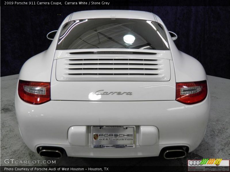 Carrara White / Stone Grey 2009 Porsche 911 Carrera Coupe
