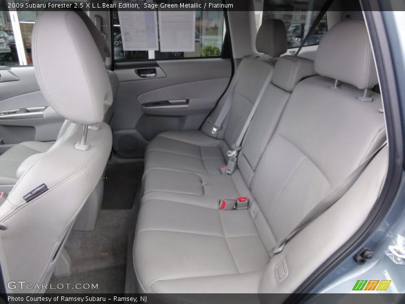 Sage Green Metallic / Platinum 2009 Subaru Forester 2.5 X L.L.Bean Edition