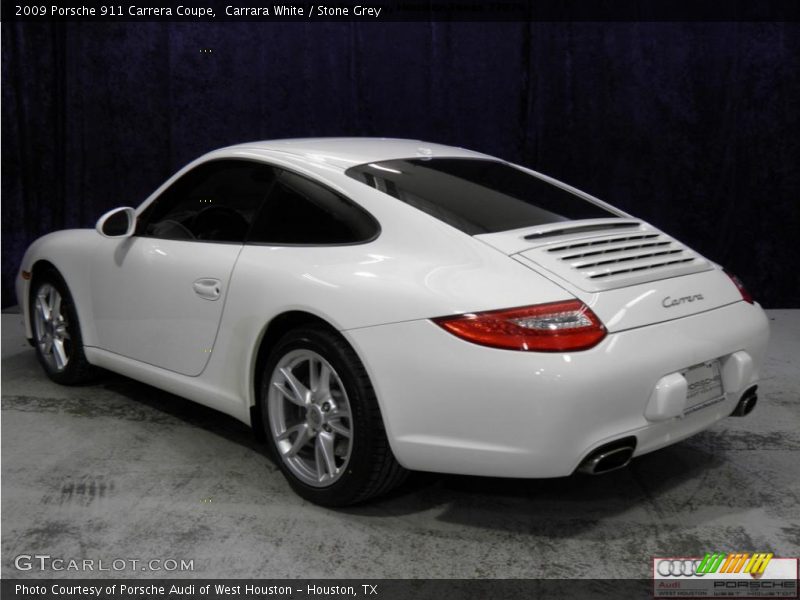 Carrara White / Stone Grey 2009 Porsche 911 Carrera Coupe