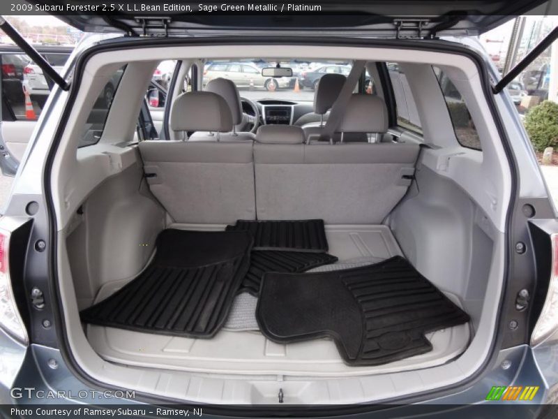 Sage Green Metallic / Platinum 2009 Subaru Forester 2.5 X L.L.Bean Edition
