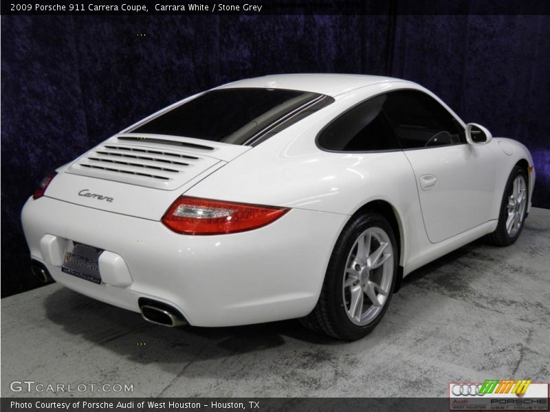 Carrara White / Stone Grey 2009 Porsche 911 Carrera Coupe
