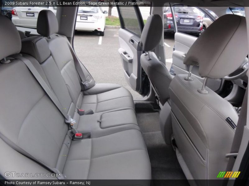Sage Green Metallic / Platinum 2009 Subaru Forester 2.5 X L.L.Bean Edition