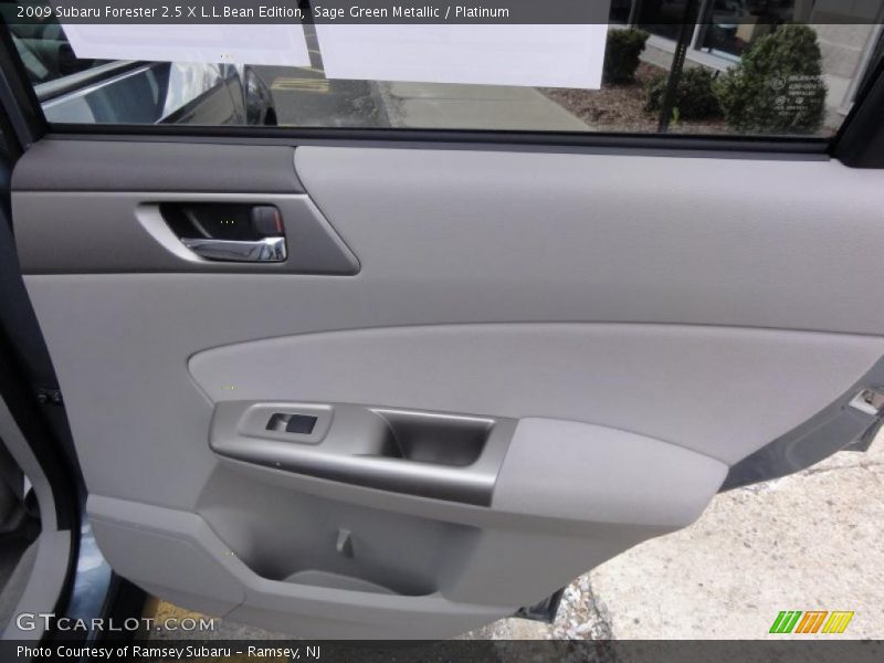 Sage Green Metallic / Platinum 2009 Subaru Forester 2.5 X L.L.Bean Edition