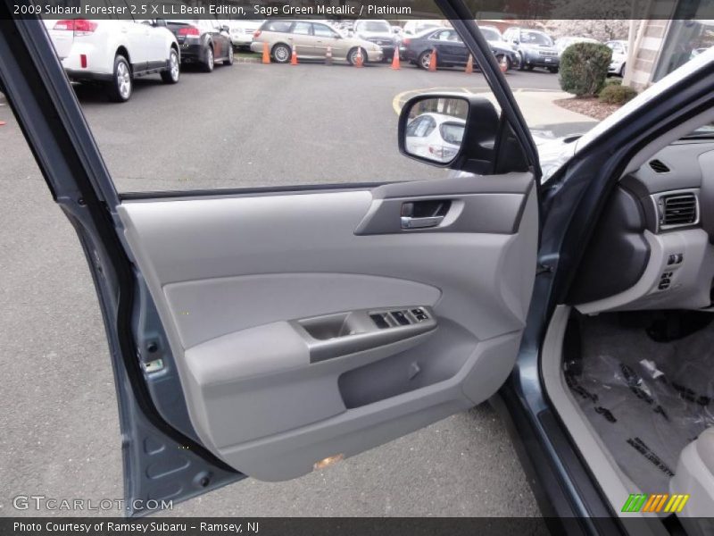 Sage Green Metallic / Platinum 2009 Subaru Forester 2.5 X L.L.Bean Edition