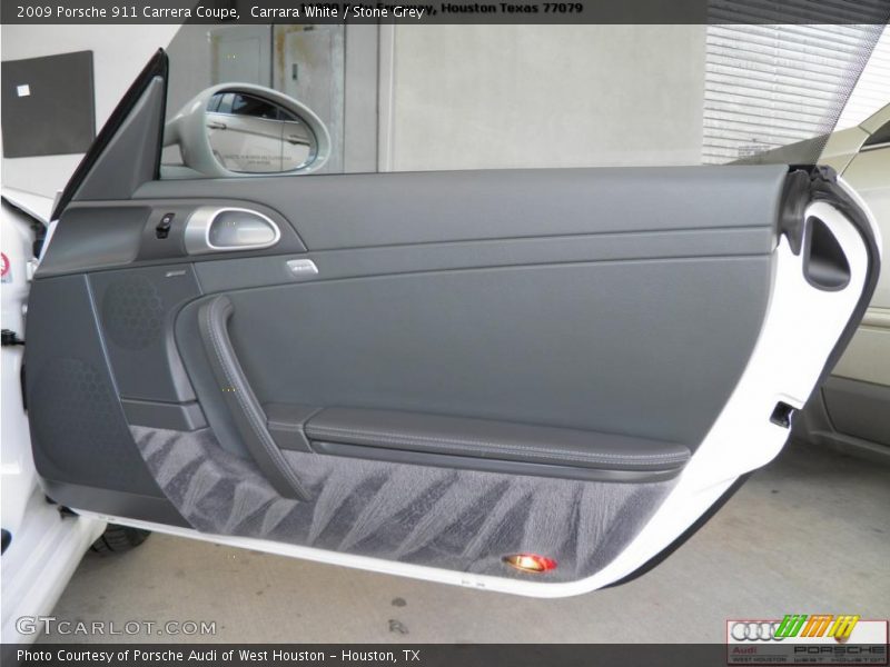 Carrara White / Stone Grey 2009 Porsche 911 Carrera Coupe