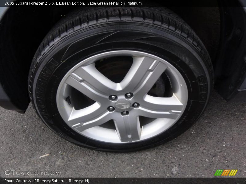 Sage Green Metallic / Platinum 2009 Subaru Forester 2.5 X L.L.Bean Edition