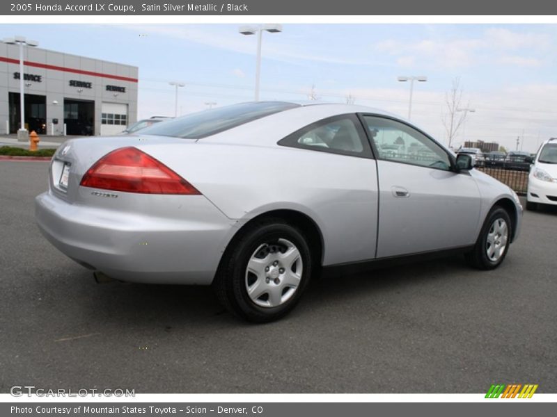 Satin Silver Metallic / Black 2005 Honda Accord LX Coupe