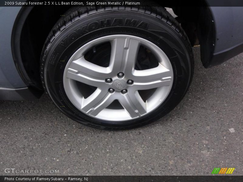 Sage Green Metallic / Platinum 2009 Subaru Forester 2.5 X L.L.Bean Edition