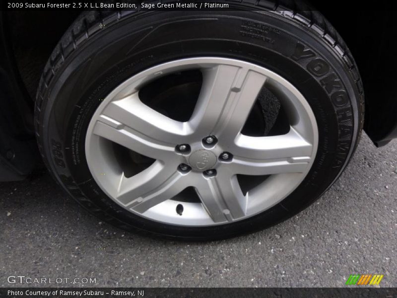 Sage Green Metallic / Platinum 2009 Subaru Forester 2.5 X L.L.Bean Edition