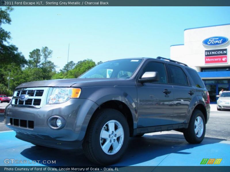 Sterling Grey Metallic / Charcoal Black 2011 Ford Escape XLT