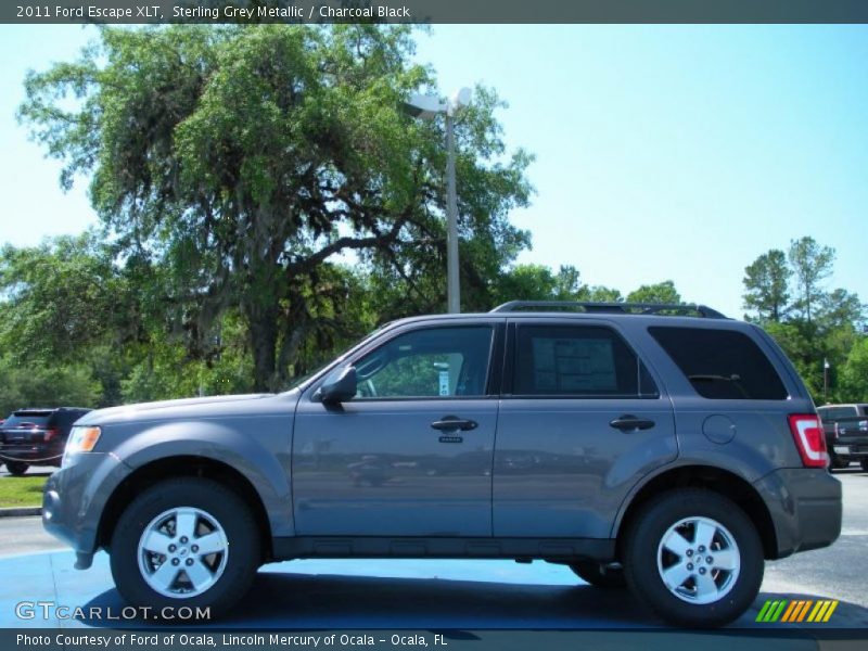 Sterling Grey Metallic / Charcoal Black 2011 Ford Escape XLT
