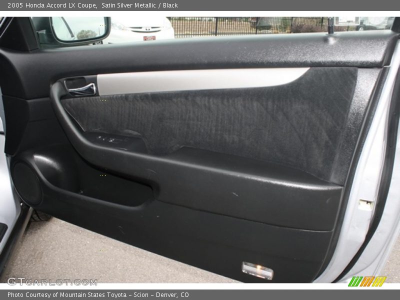 Satin Silver Metallic / Black 2005 Honda Accord LX Coupe