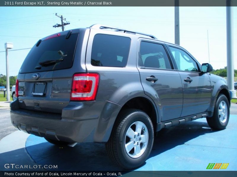 Sterling Grey Metallic / Charcoal Black 2011 Ford Escape XLT