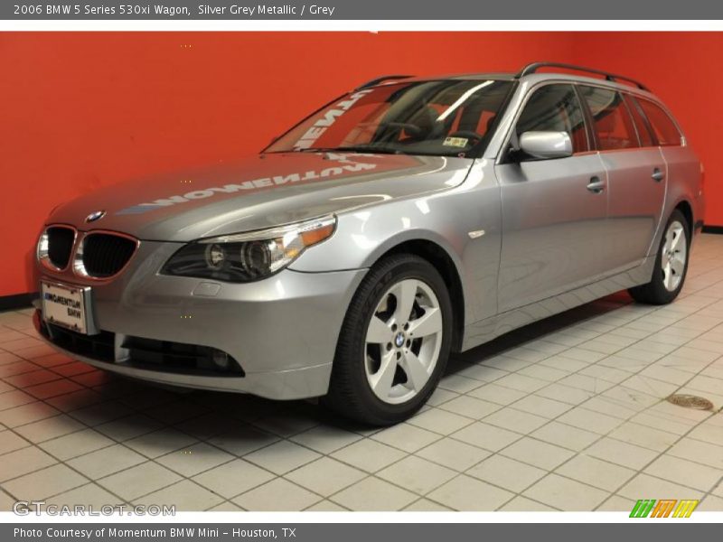 Silver Grey Metallic / Grey 2006 BMW 5 Series 530xi Wagon