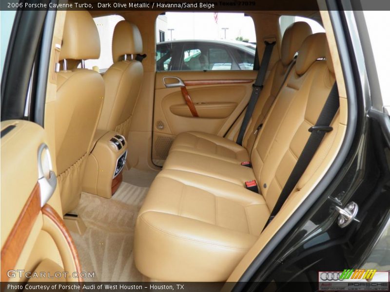 Dark Olive Metallic / Havanna/Sand Beige 2006 Porsche Cayenne Turbo