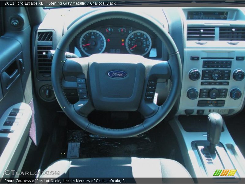 Sterling Grey Metallic / Charcoal Black 2011 Ford Escape XLT