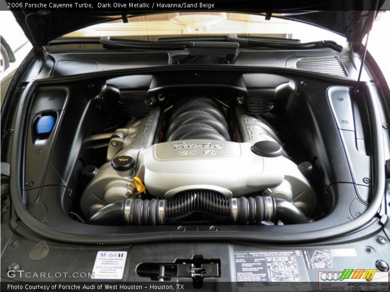 Dark Olive Metallic / Havanna/Sand Beige 2006 Porsche Cayenne Turbo