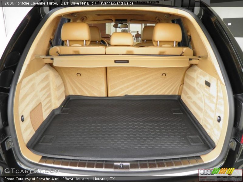 Dark Olive Metallic / Havanna/Sand Beige 2006 Porsche Cayenne Turbo