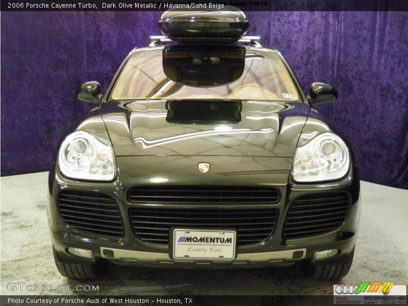 Dark Olive Metallic / Havanna/Sand Beige 2006 Porsche Cayenne Turbo