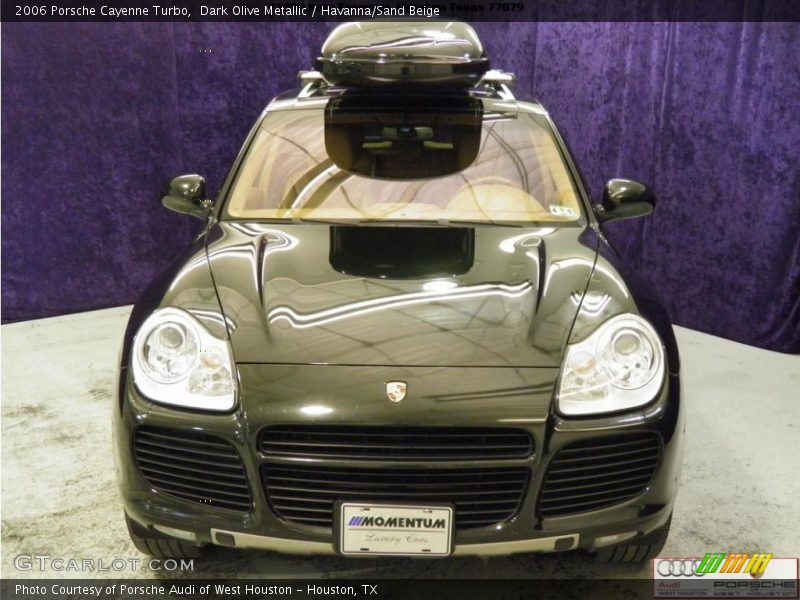 Dark Olive Metallic / Havanna/Sand Beige 2006 Porsche Cayenne Turbo