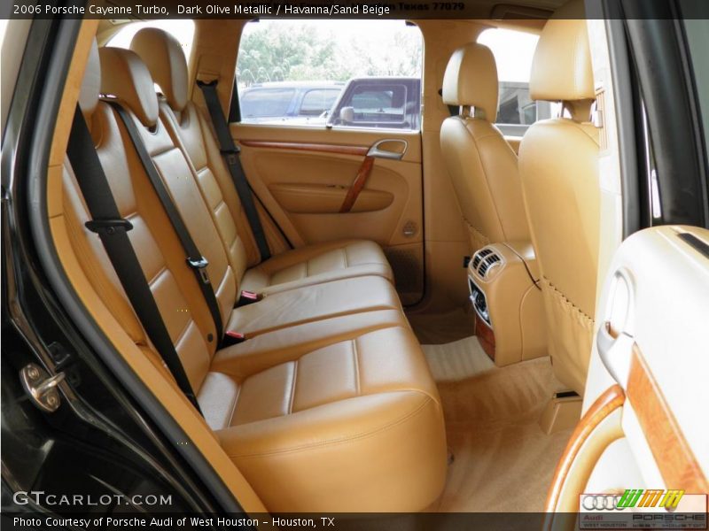 Dark Olive Metallic / Havanna/Sand Beige 2006 Porsche Cayenne Turbo