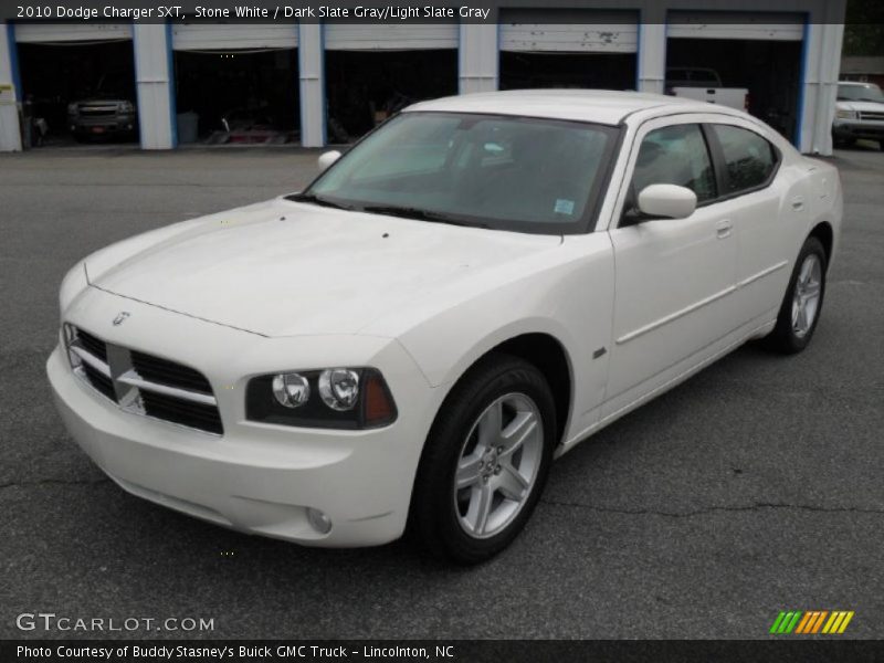 Stone White / Dark Slate Gray/Light Slate Gray 2010 Dodge Charger SXT