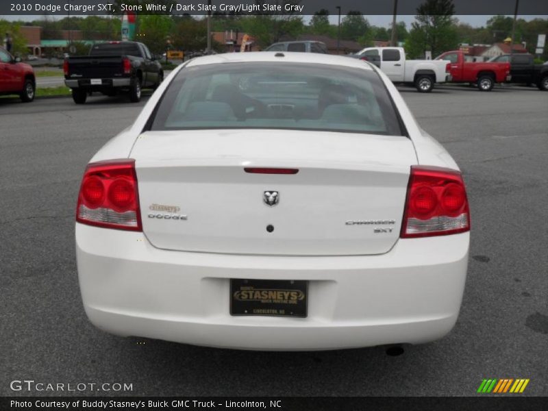 Stone White / Dark Slate Gray/Light Slate Gray 2010 Dodge Charger SXT