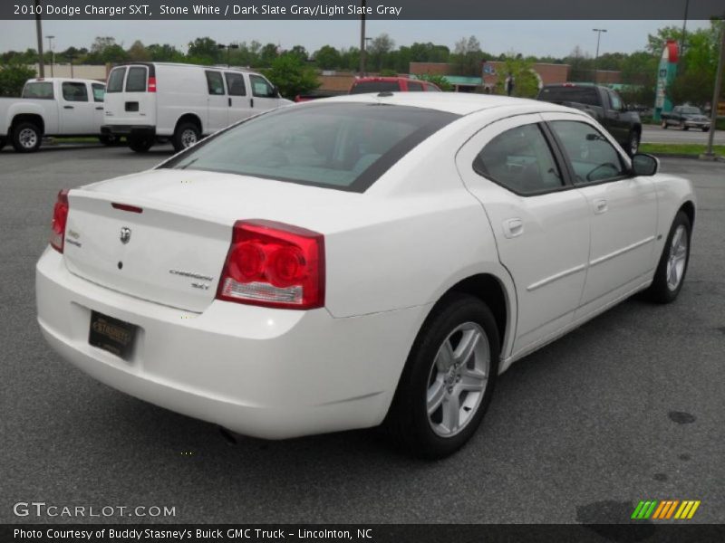 Stone White / Dark Slate Gray/Light Slate Gray 2010 Dodge Charger SXT