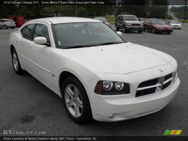 Stone White / Dark Slate Gray/Light Slate Gray 2010 Dodge Charger SXT