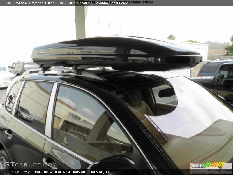 Dark Olive Metallic / Havanna/Sand Beige 2006 Porsche Cayenne Turbo