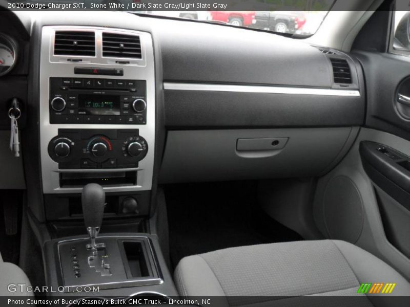Stone White / Dark Slate Gray/Light Slate Gray 2010 Dodge Charger SXT