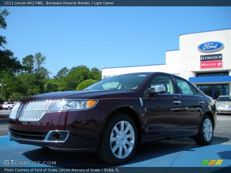 Bordeaux Reserve Metallic / Light Camel 2011 Lincoln MKZ FWD