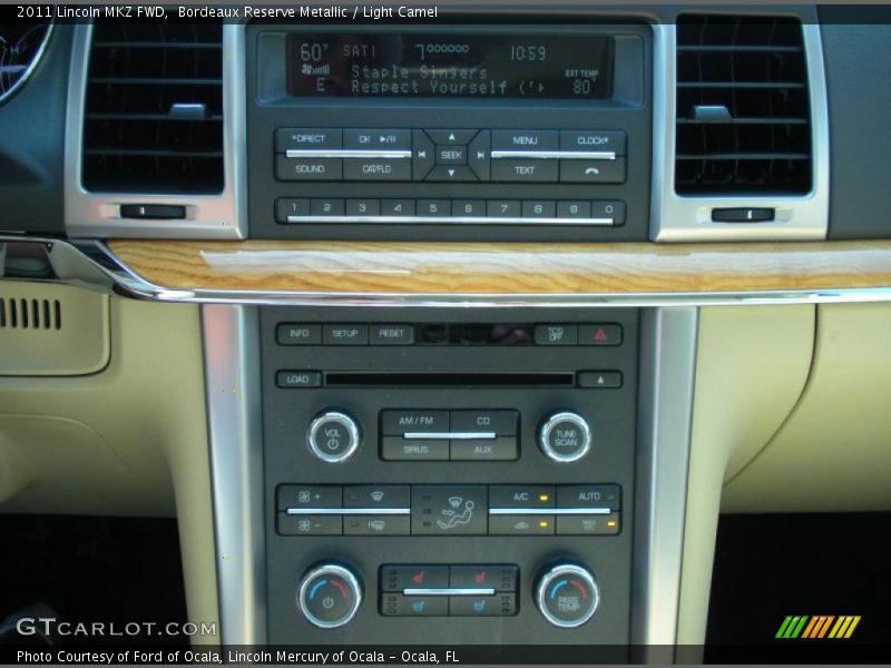 Bordeaux Reserve Metallic / Light Camel 2011 Lincoln MKZ FWD