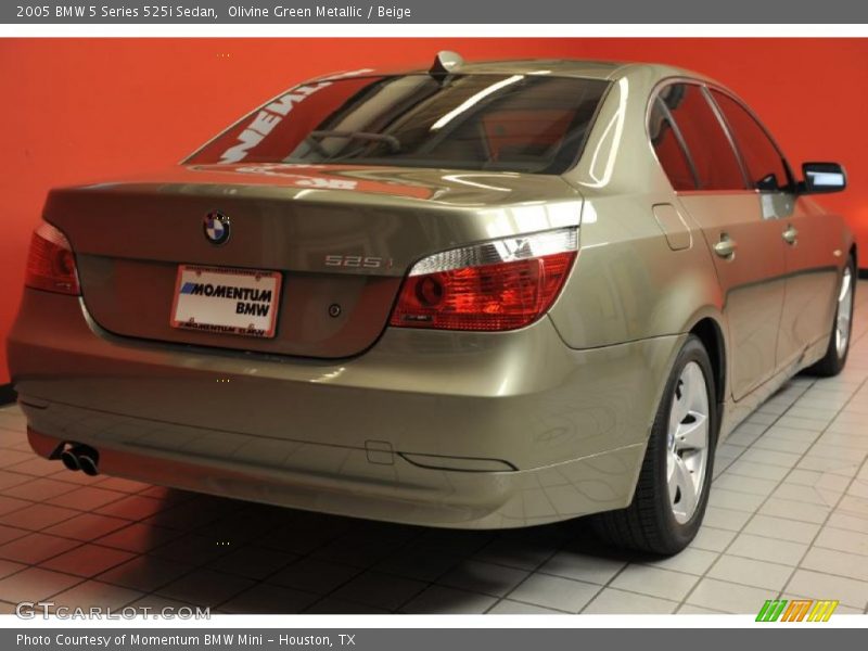 Olivine Green Metallic / Beige 2005 BMW 5 Series 525i Sedan