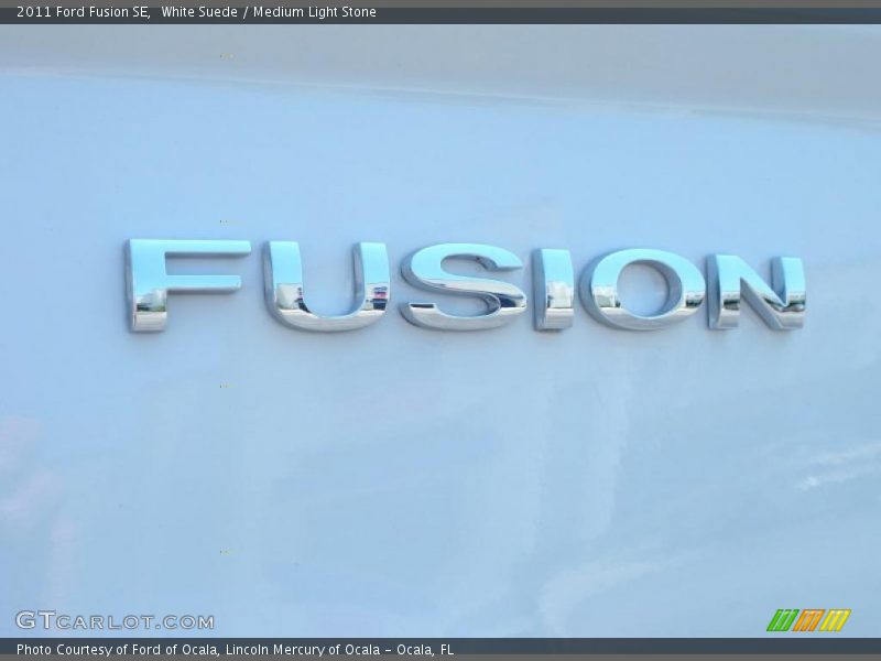 White Suede / Medium Light Stone 2011 Ford Fusion SE