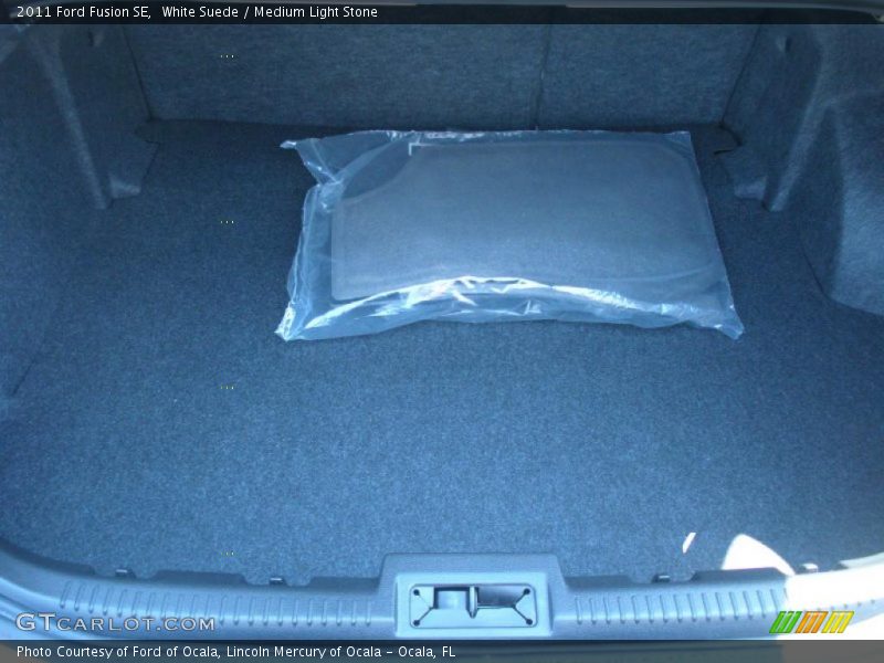 White Suede / Medium Light Stone 2011 Ford Fusion SE