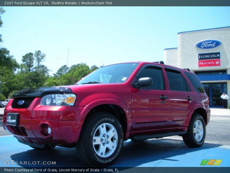 Redfire Metallic / Medium/Dark Flint 2007 Ford Escape XLT V6
