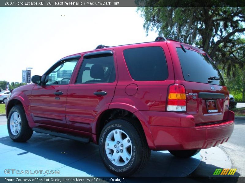 Redfire Metallic / Medium/Dark Flint 2007 Ford Escape XLT V6