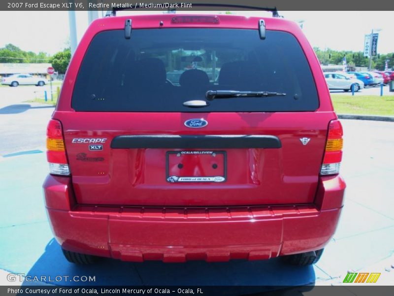 Redfire Metallic / Medium/Dark Flint 2007 Ford Escape XLT V6