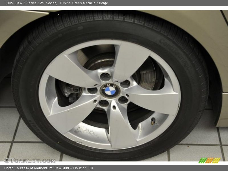 Olivine Green Metallic / Beige 2005 BMW 5 Series 525i Sedan