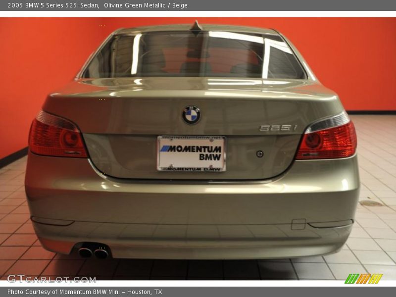 Olivine Green Metallic / Beige 2005 BMW 5 Series 525i Sedan