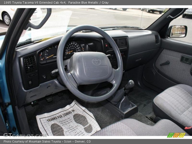  1995 Tacoma V6 Extended Cab 4x4 Gray Interior
